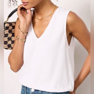 Cloth & Stone Banded Bottom Tank Sz M